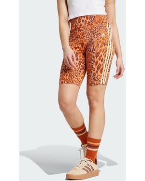 adidas X Farm Rio Bike Shorts - Orange