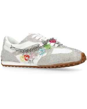 Steve Madden Cameos Trainers Fabric - White
