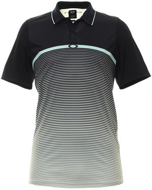 Oakley Stripe Ellipse Golf Polo Shirt - Black