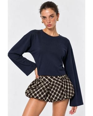 Busem Cotton Elastane Blouse - Blue