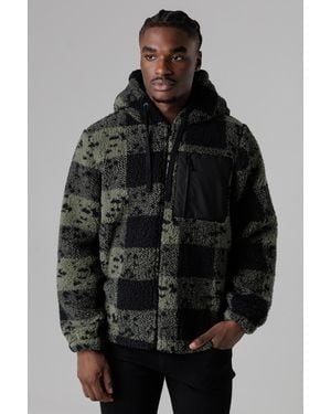 Nordam Teddy Fleece Zip-Through Hoodie - Black