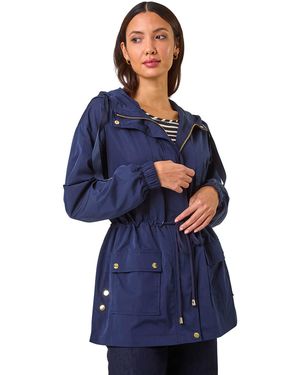 Roman Shower Resistant Rain Jacket - Blue