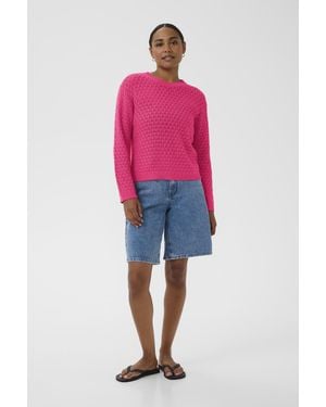 Kaffe Pullover Kasilja Pullover Regular Fit - Roze