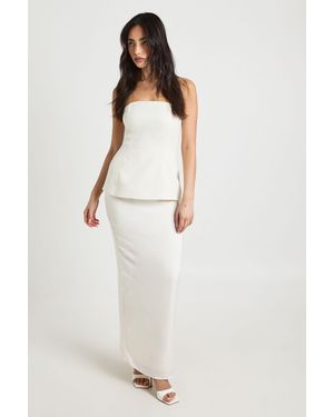 Boohoo Bandeau 2 - White