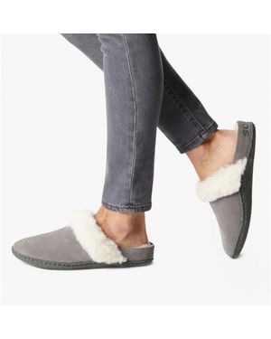 Sorel Nakiska Slide Ii Mule Slippers Quarry/Grill - Grey