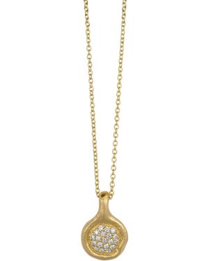 Orphelia Dames 925 Sterling Zilveren Ketting Met Hanger - Zwart