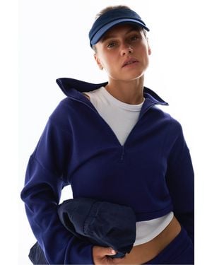 Penti Silky Touch Half-Zip Sweatshirt - Blue