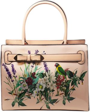 SVNX Spring Garden Bow Tote Bag - Pink