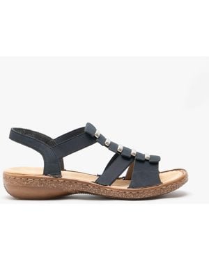 Rieker 62850-14 Sandals Pacific - Blue