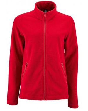Sol's Ladies Norman Fleece Jacket - Red