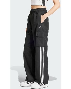 adidas Originals Adicolor 3-Stripes Cargo Trousers - Black