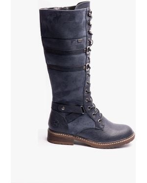 Rieker 94732-14 Knee High Boots - Blue