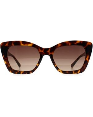 Kenneth Cole Reaction Cat Eye Havana Gradient Rn00009 - Brown