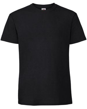 Fruit Of The Loom Ringspun Premium Tshirt - Black