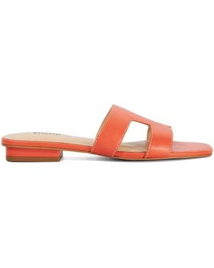Dune Loupe Smart Slider Sandals - Red
