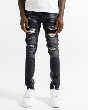 Magrit Rouen Ripped Jeans - Black