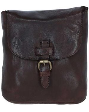 Ashwood Leather Real Small Luxurious Flight Bag - Black