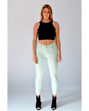 Secret Label Slim Leg Ankle Grazer Jeans - White