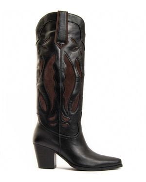 Montevita Heel Boot Tejan5 - Black