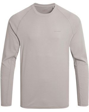 Craghoppers Solarshield+ Nosilife Long-Sleeved T-Shirt (Parchment) - Grey