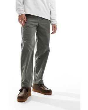 Only & Sons Loose Fit Cord Trouser - Grey