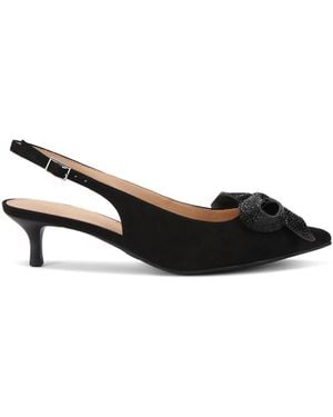 KG by Kurt Geiger Suedette Adore Heels - Black