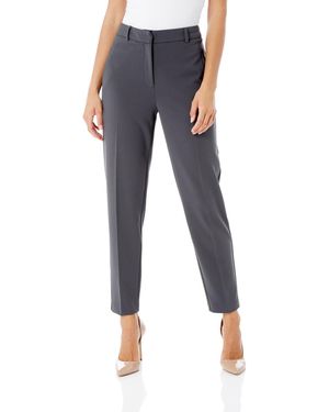 Roman Straight Leg Stretch Trouser - Blue