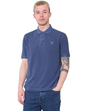 Marks & Spencer M&S Ss Polo Shirt - Blue