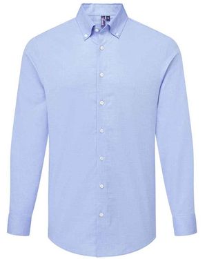 PREMIER Supreme Oxford Long-Sleeved Formal Shirt (Oxford) - Blue