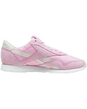 Reebok Ci Nylon X Face Lace-Up Synthetic Trainers Bd2683 - Pink