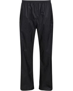 Regatta Pro Packaway Waterproof Breathable Overtrousers - Blue