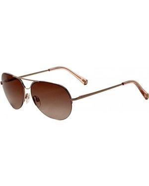 Kate Young For Tura K555-Rgd-57 K555 57 Rgd Alicia Sunglasses - Brown