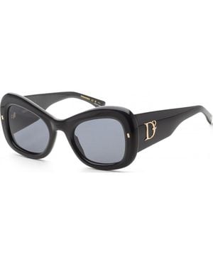 DSquared² D20137S 54 02M2 Ir Sunglasses - Black