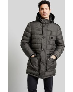 Bugatti Herren Parka Met Afneembare Capuchon - Grijs