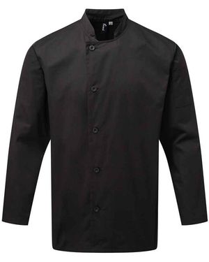 PREMIER Essential Long-Sleeved Chef Jacket - Black