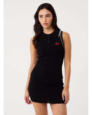 Pink Vanilla Tennis Cherry Dress - Black