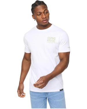 Crosshatch Wellmoores T-Shirt Cotton - White
