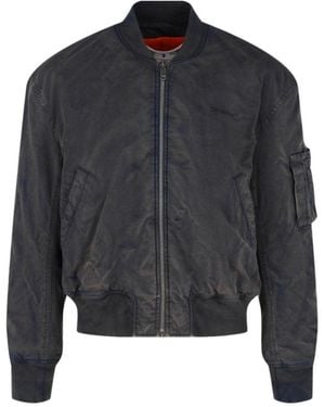 Off-White c/o Virgil Abloh Diag Tab Vintage Outerspace Bomber Jacket Cotton - Black