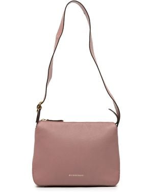 Burberry Pre-Owned Small Grained Calfskin Helmsley Crossbody - Pink