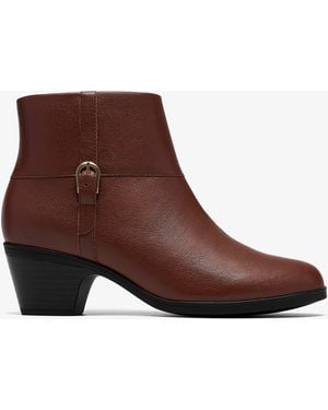Clarks Emily2 Style British Tan Lea Boots - Brown