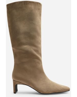 Where's That From Wheres Mckinley Knee High Straight Heel Boot - Brown