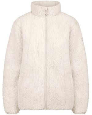 Trespass Ladies Feathery Fleece Jacket (Ghost) - Natural