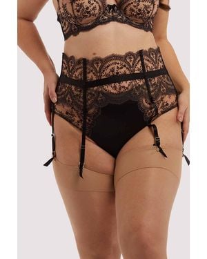 Dita Von Teese Lingerie Severine Suspender Curve - Brown