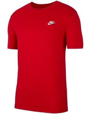 Nike Club T-Shirt - Red