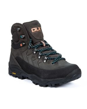 Trespass Ladies Taryn Grain Leather Hiking Boots - Black