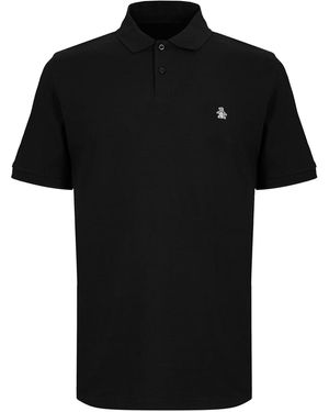 Original Penguin True Embroidered Polo Shirt - Black