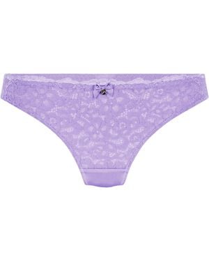 Hunkemöller Marine Thong - Purple