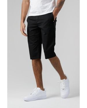Monkee Genes Organic Cotton Slim Fit Chino Shorts - Black