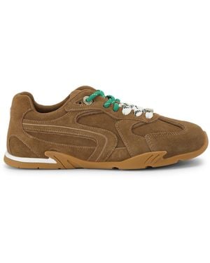 KG by Kurt Geiger Suede Lather Trainers - Brown