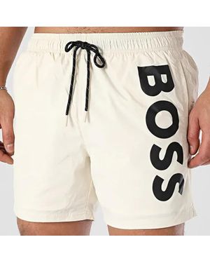BOSS Quick-Dry Swim Shorts - White